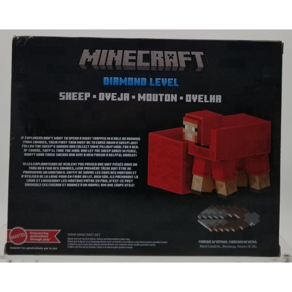 Mattel | Toys | Minecraft Diamond Level Sheep Figurine Mojang Mattel ...